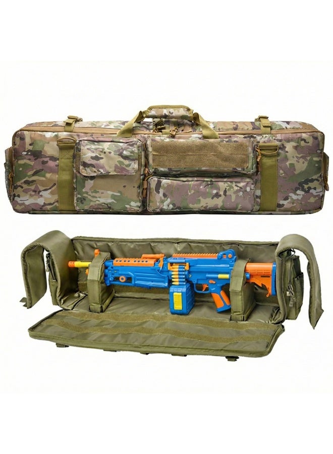 TG Airsoft Bag - Tactical Padded Carry Case for Gel Blasters & Paintball Equipment - Multicam Camo Backpack with Pouches - Image 1